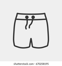 Short icon illustration isolated vector sign symbol