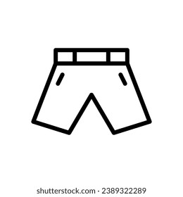 short icon line style vector