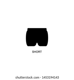 short icon vector black design
