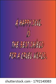 Short and Inspirational quote for greeting cards, banners, posters,t shirt, flyers. Vector illustration editable.
