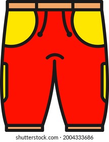  Diseño de iconos de vectores de línea corta
