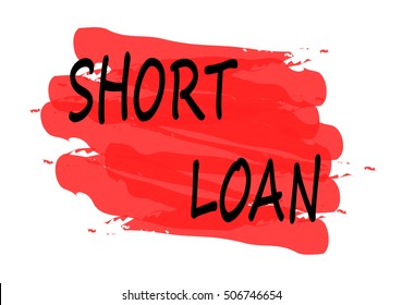short loan vector card