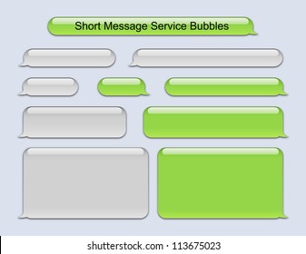Short Message Service Bubbles