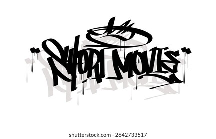 SHORT MOVIE graffiti tag style design