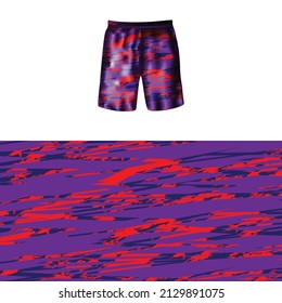 pantalones cortos con fondo abstracto