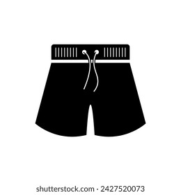 Short Pants Icon. Casual Wear Symbol.