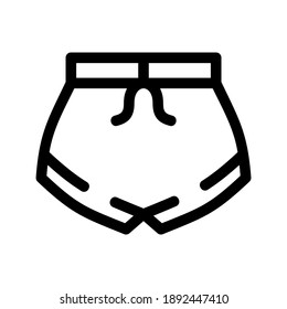 short pants icon or logo isolated sign symbol vector illustration - high quality black style vector icons
