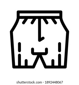short pants icon or logo isolated sign symbol vector illustration - high quality black style vector icons
