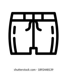 short pants icon or logo isolated sign symbol vector illustration - high quality black style vector icons

