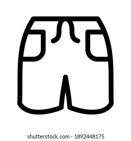 short pants icon or logo isolated sign symbol vector illustration - high quality black style vector icons
