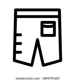 short pants icon or logo isolated sign symbol vector illustration - high quality black style vector icons
