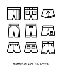 short pants icon or logo isolated sign symbol vector illustration - Collection of high quality black style vector icons

