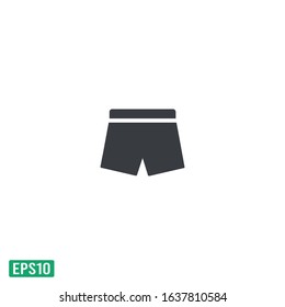 short pants icon vector design element eps10