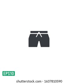 short pants icon vector design element eps10