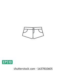 short pants icon vector design element eps10