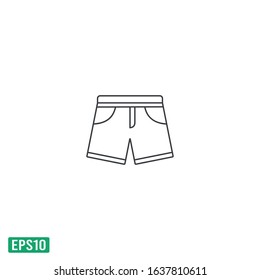 short pants icon vector design element eps10