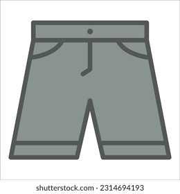 short pants icon vector design template