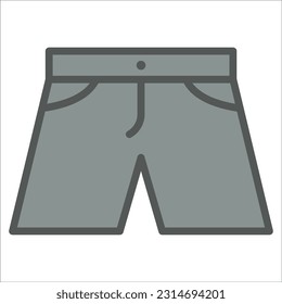 short pants icon vector design template