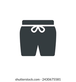 Short Pants icon, vector illustration