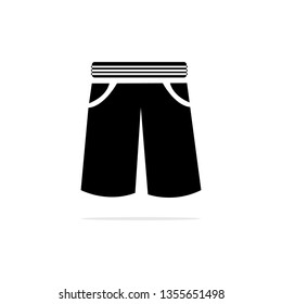 short pants icon.Vector concept illustration for design.