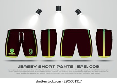 Short pants jersey uniform kit design sublimation t shirt Premium geometric pattern Incredible Vector collection for Soccer football racing cycling gaming motocross sports