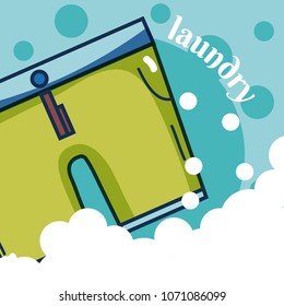 Short pants laundry concept