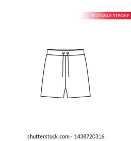 Men Shorts Symbol Simple Silhouette Icon Stock Vector (Royalty Free ...