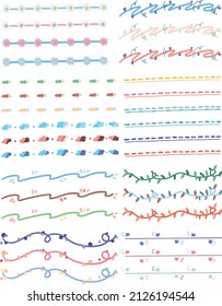 short partition decorative line divider