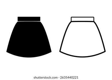 Short skirt icon Vector illustration design.