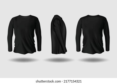 Short sleeve black t-shirt mockup