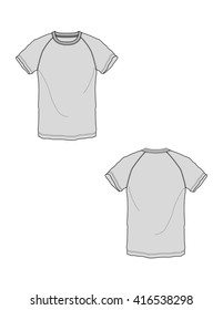 Short Sleeve Raglan Tee