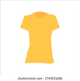 short sleeve t-shirt illustration for web and mobile design.