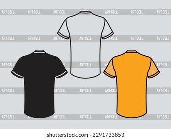 Short Sleeve Tshirt SVG, Tshirt Silhouette, Man Dress Svg, Men Clothe Svg, Tshirt Bundle