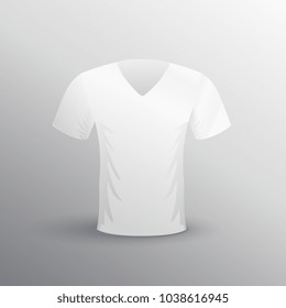 short sleeve v-neck tshirt design