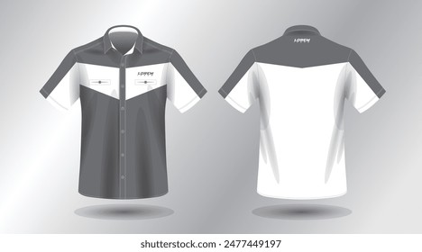 short sleeve work shirt design