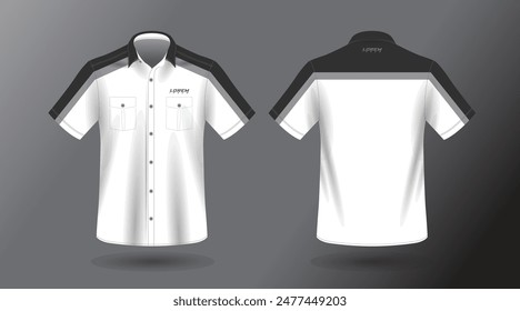 short sleeve work shirt design