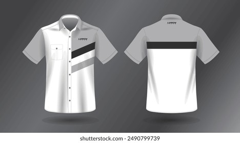 short sleeve work shirt design