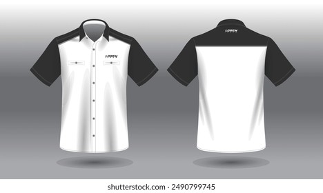 short sleeve work shirt design