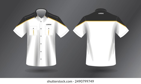 short sleeve work shirt design