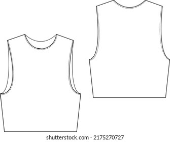 Short sleeved men's shirt. Relaxed Fit. Vector illustration. Flat technical drawing. Mockup template.	
