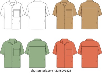 Short Sleeves Shirt Fashion Flats