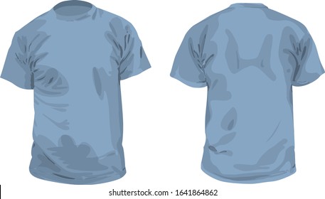 short sleeves t-shirts illustration EPS realistic fashion design schematic drawing clothing cloth wear apparel  wardrobe