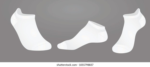 Short Socks. Vector Illustration 