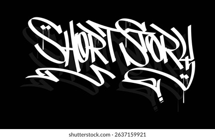 SHORT STORY graffiti tag style design