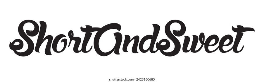 Short and sweet text on white background.