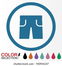 Short vector icon