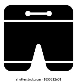kurze Vektorsymbol-Glyph-Stil für Web und Mobile.