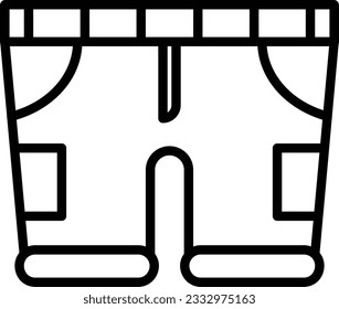 Short Vector Icon Line Style