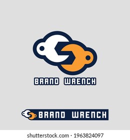 Short Wrenches vector logo icon