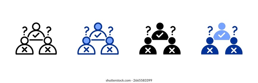 Shortage icon sheet multiple style collection